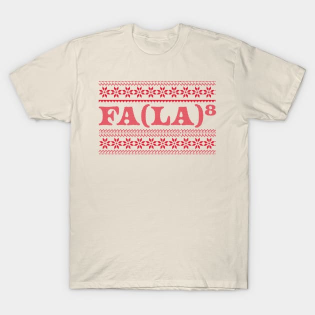 Fa La 8 - funny christmas T-Shirt by SUMAMARU